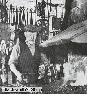 The blacksmith's remained until early 1964